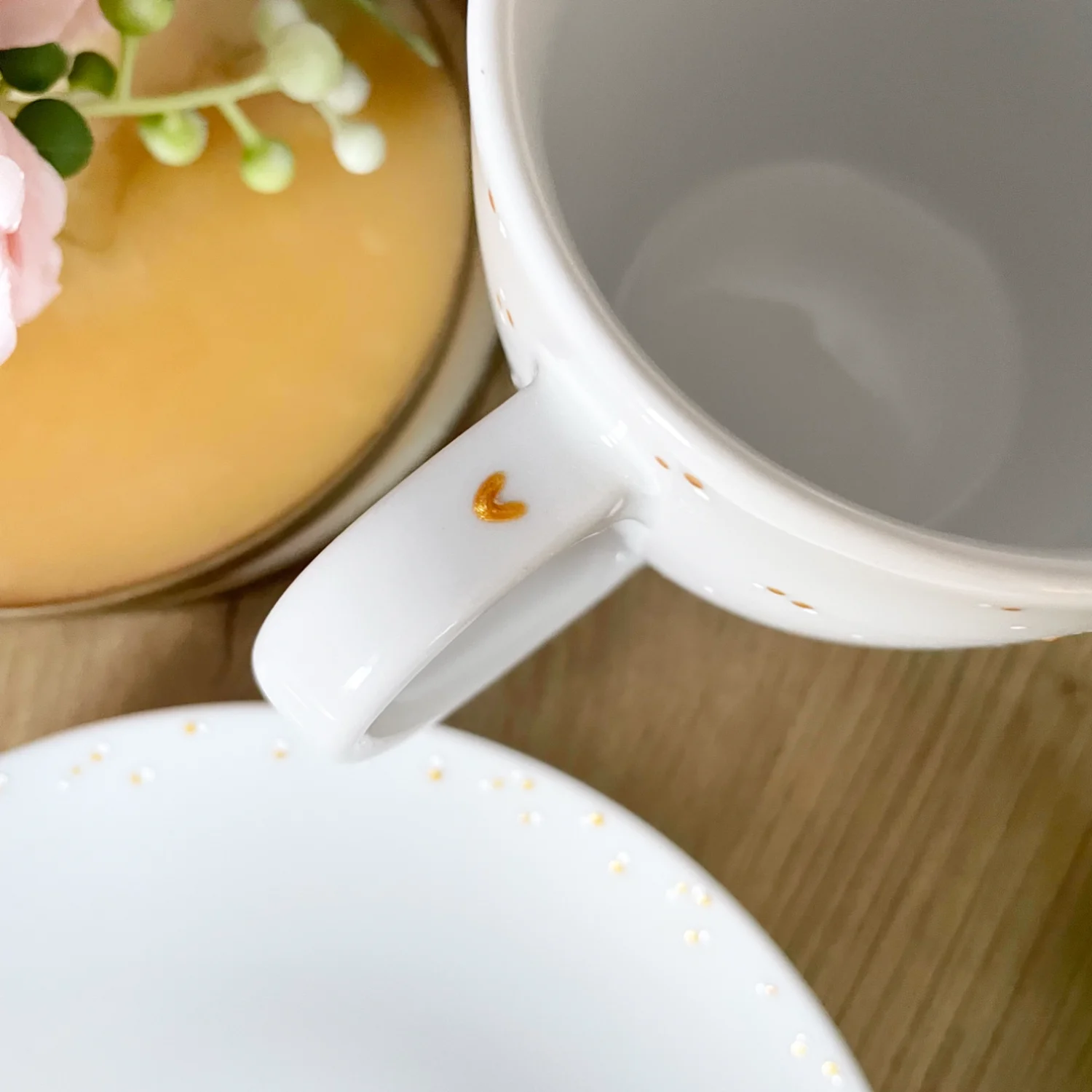 Kubek kwiaty polne bukiet