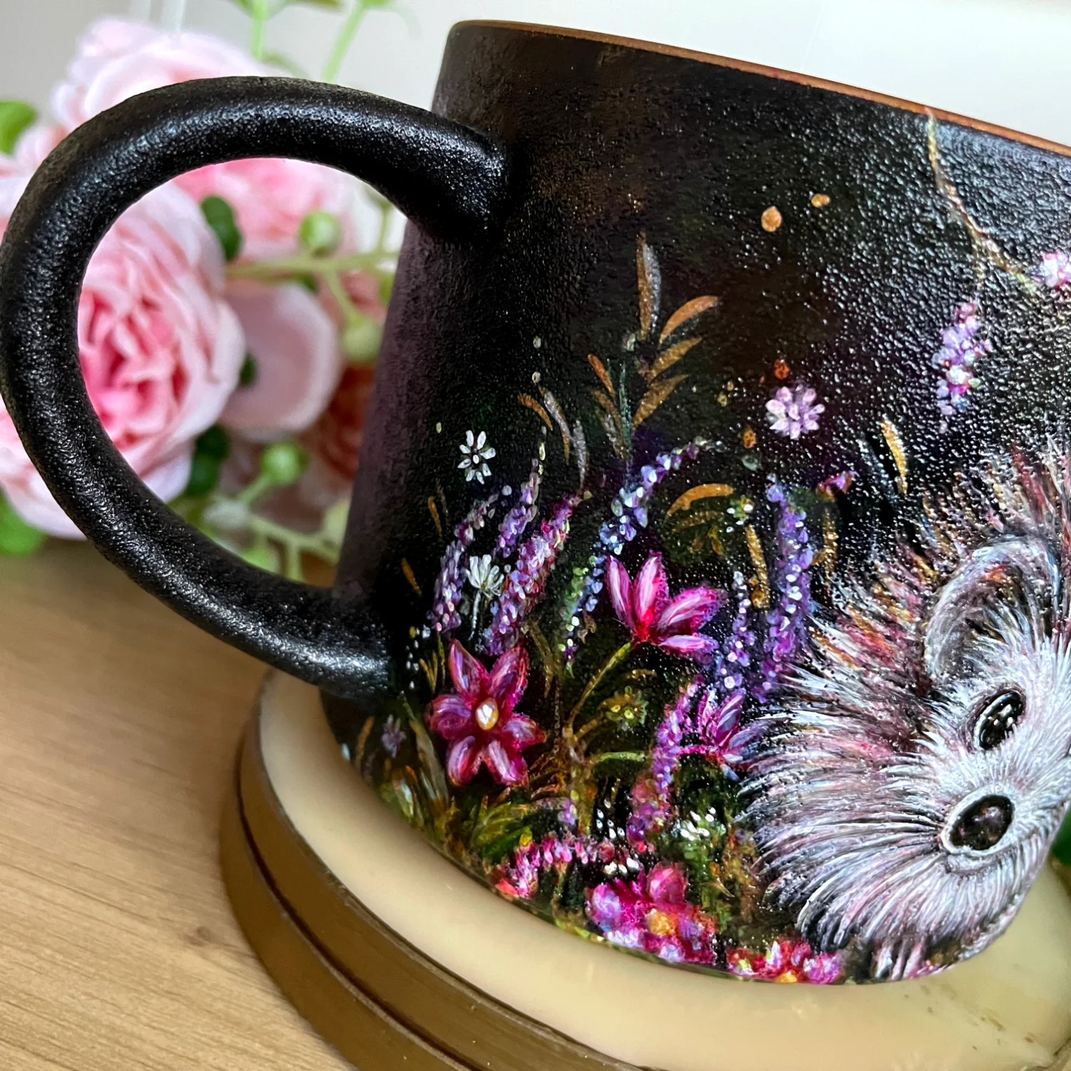 Kubek 420ml Baśniowy Jeżyk   UNIKAT