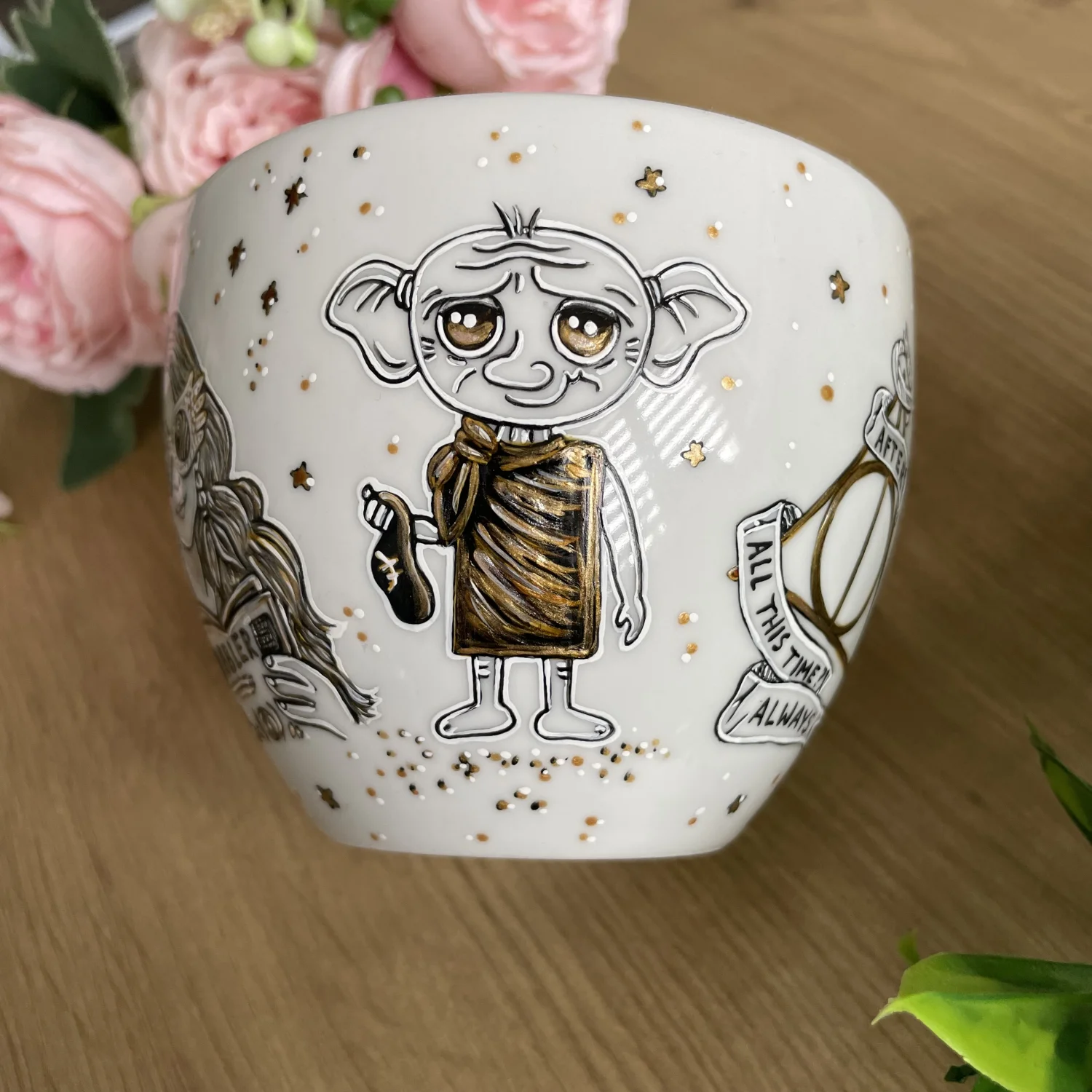 Duży kubek 500ml + łyżeczka Zgredek Luna hp